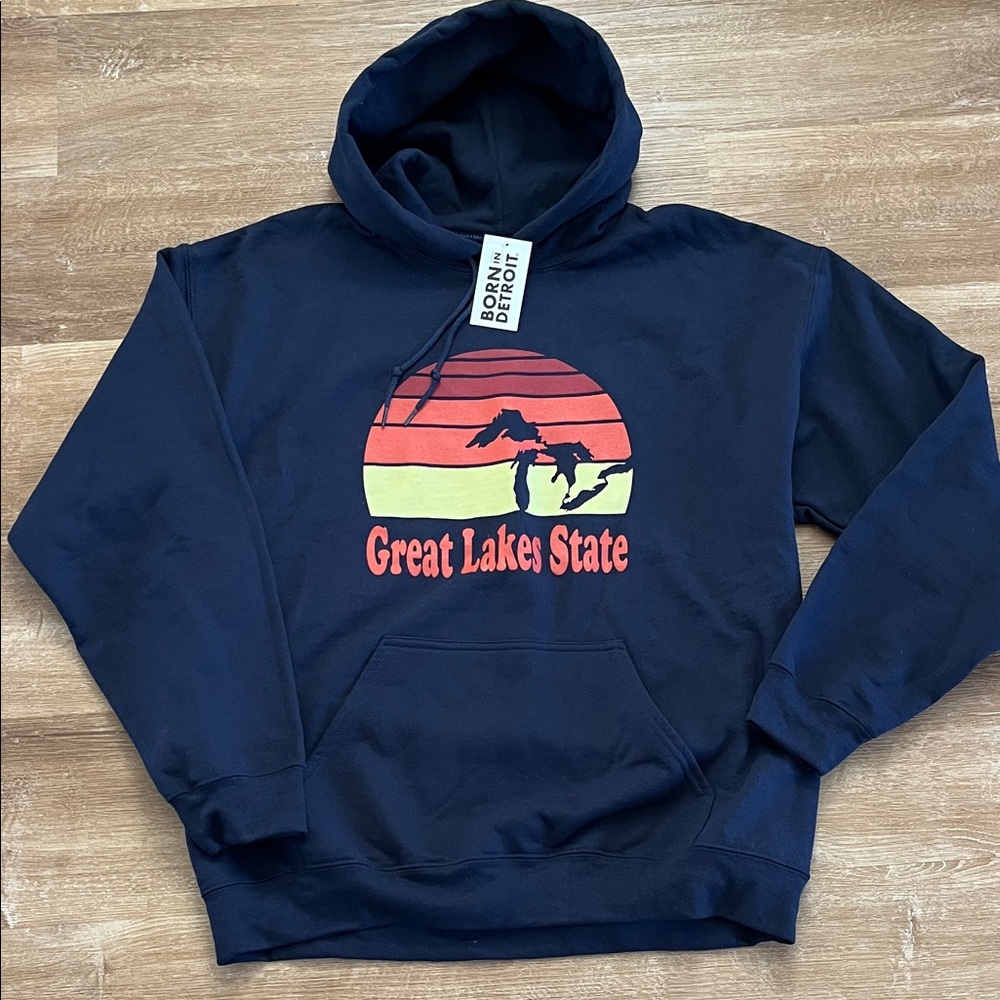 NWT Great Lakes State Michigan Hoodie
